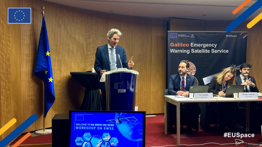 Paul Flament, Head of Unit for Satellite Navigation at DG DEFIS 