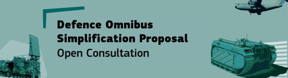 Consultation to contribute the Defence Omnibus Simplification Proposal
